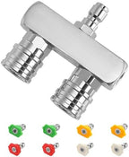 Dual Pressure Washer Tips, 1/4 Inch Quick Connect, 5000 PSI by EZALOR