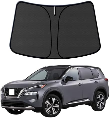 Rogue Customized Windshield Sun Shade for 2021 2022 2023 2024 2025 2026 Rogue Front Window Sunshade Visor Protector Foldable Blocks UV Rays Keep Car Cooler Accessories by aatoppus