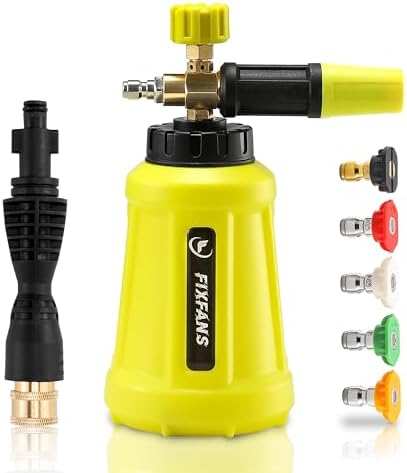 Foam Cannon, Compatible with Portland Husky Ryobi Pressure Washer by FIXFANS