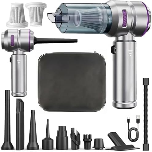 Handheld Car Vacuum Cleaner, 22000Pa Poratble Vacuum/Air Duster Super Power by Toplepor