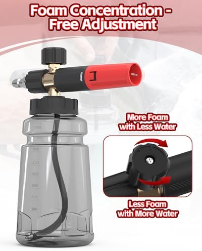 1L Wide Mouth Foam Cannon for Pressure Washer - Image 6
