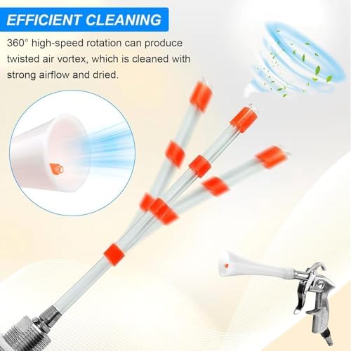 Tornado Car Cleaning Gun for Car Detailing Detailing Tool - High Pressure Air Gun Dry Cleaning Gun Used in Conjunction with Air Compressor - Image 5