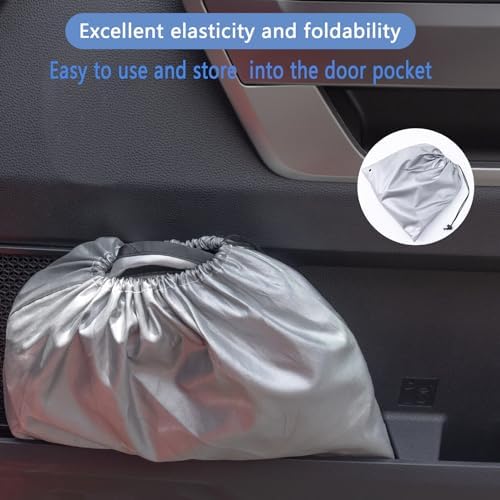 Windshield Sun Shade for Toyota Tundra 2022-2026 Foldable - Image 5