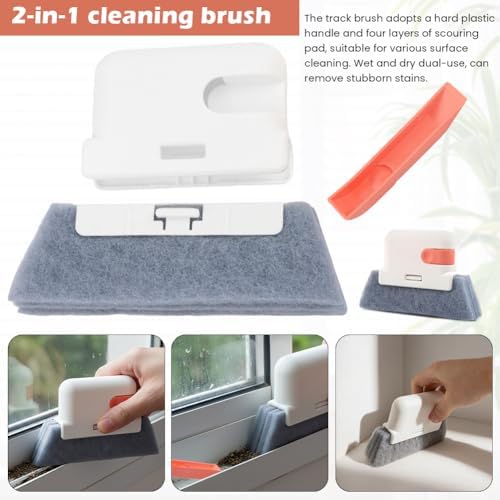 5Pcs Window Blind Cleaning Set, Washable 7 Fingers Duster Brush - Image 7