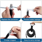 50FT Sewer Jetter Kit for Pressure Washer 5800PSI Drain Cleaner - Image 6
