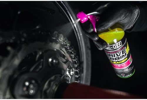 Muc-Off Powersports Drivetrain Cleaner, 16.9 fl oz - Chain Cleaner and Degreaser Spray for Motorcycle Cleaning - Advanced Motorcycle Cleaner, 500ml - Image 5