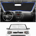 Custom Fit Windshield Sun Shade for Kia Soul Base 2014-2019 by Unknown