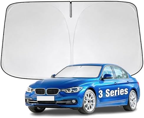 Windshield Sun Shade for BMW 3 Series 2006-2018 Sunshade by YIZHUOMY