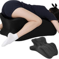 Intimacy Sweet Spot Pillow, Couples Pillow for Sleeping Ergonomic 27° Angle Memory Foam Wedge Pillow Multi-Functional Lounger Cushion for Support & Back(Black) by Unknown