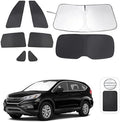 TINGLU Window Shades for Honda CR-V 2012 2013 2014 2015 2016 Accessories Car Side Full Windows Rear Triangular Windshield Sun Shade Sun UV Rays & Privacy Protection for Camping,Napping&Relaxing 8PCS by TINGLU