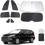 TINGLU Window Shades for Honda CR-V 2012 2013 2014 2015 2016 Accessories Car Side Full Windows Rear Triangular Windshield Sun Shade Sun UV Rays & Privacy Protection for Camping,Napping&Relaxing 8PCS by TINGLU