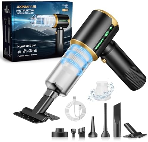 Cordless Car Vacuum Cleaner: 7-in-1 & 16000Pa Strong Suction - Blackish by Unknown