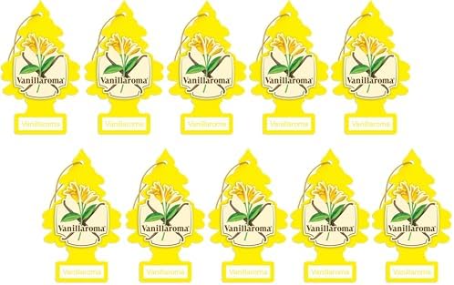 LITTLE TREES Car Air Freshener | Hanging Paper Tree for Home or Car | Vanillaroma | Single Tree per Package - Image 6