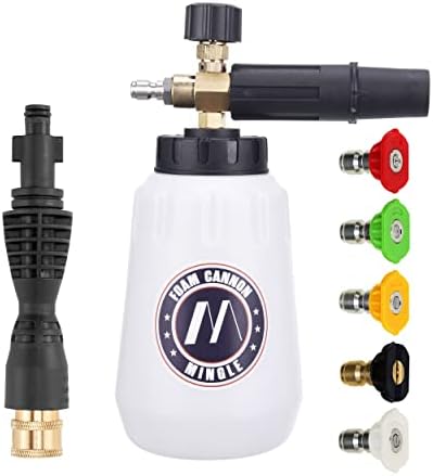 M MINGLE Foam Cannon, Compatible with Portland Husky and Ryobi Power Washer by MMINGLE