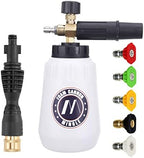 M MINGLE Foam Cannon, Compatible with Portland Husky and Ryobi Power Washer by MMINGLE