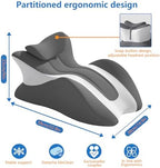 Memory Foam Wedge Pillow, 27° Sweet Spot Pillow for Intimacy- Dual - Image 4
