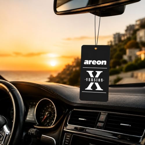 AREON X Version Strawberry Fresh Paper Hanging Car Air Freshener - 12 Pack - Image 2