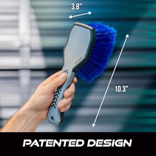 VIKING Wheel Cleaning Brush for Car Detailing, Car Cleaning Kit - Image 6