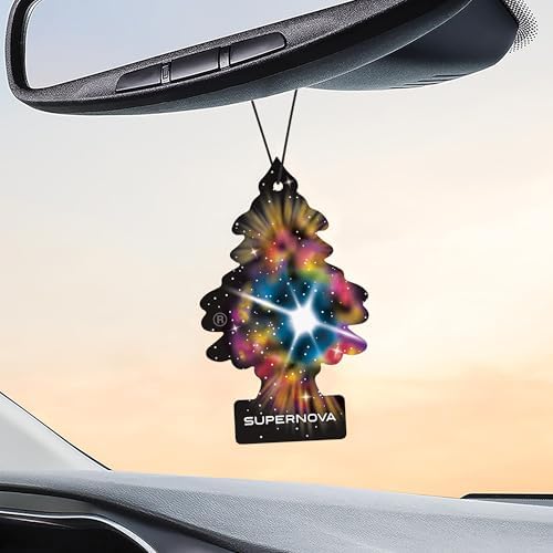 LITTLE TREES Car Air Freshener | Hanging Tree Provides Long Lasting Scent for Auto and Home | 24 Air Fresheners |Supernova - Image 5