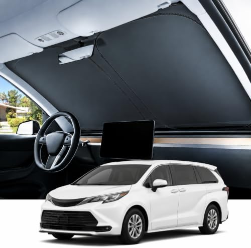REEVAA Car Windshield Sun Shade for Toyota Sienna 2026 by REEVAA