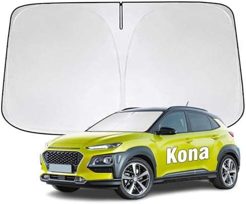 Windshield Sun Shade for Hyundai Kona 2018-2026 Sunshade by YIZHUOMY