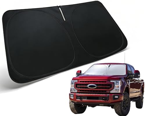 Windshield Sun Shade for Ford Explorer 2020-2026/F250 2018-2026 by PAIMOHO