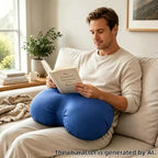 Memory Foam Chest Pillow – Ergonomic Support Cushion for Neck Back (red) - Image 6