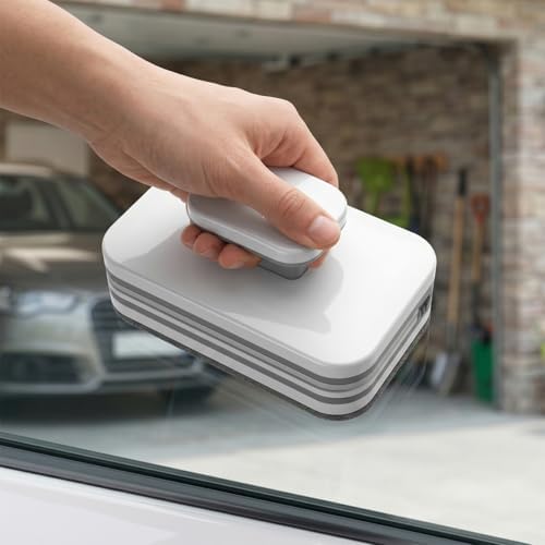 Magnetic Car Windshield Cleaner with Safety Rope Window Cleaner Tool - Image 6