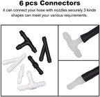 4805742AC Windshield Washer Nozzles Kit for 09-24 Dodge RAM 1500-5500 Jeep Patriot Compass Replaces OEM # 4805742AB, 5116079AA Wiper Spray Washer Jet with 3-meter Fluid Hose and 6 Connectors - Image 7