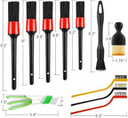 REGUICORP 13PCS Car Detailing Brush Set, Car Detailing Brush Kit, Ultra No Soft Scratch Detailing Brush, Car Cleaning Brushes for Interior or Exterior - Professional Dusting Cleaning Supplies - Image 2
