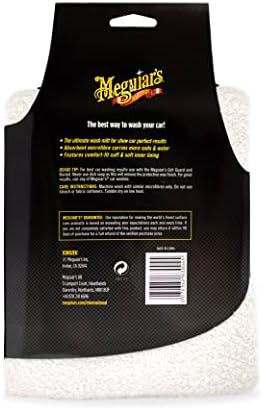 Meguiar's X3002 Microfiber Wash Mitt,Super-Thick,Reusable Wash Mitt for Ultimate Finish,Safe on Clear Coats,Leaving You with A Show Car Finish,(Pack of 6) - Image 3