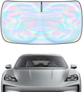 Windshield Sun Shade for Porsche Taycan 2019-2026 - 4 Layers Sunshade Compatible with Porsche Taycan Foldable Front Window Sunshade Sun Visor Protector Block UV Rays Keep Your Car Cooler by Unknown