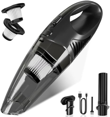Handheld Vacuum Cordless, Portable Car Vacuum, Black by Unknown