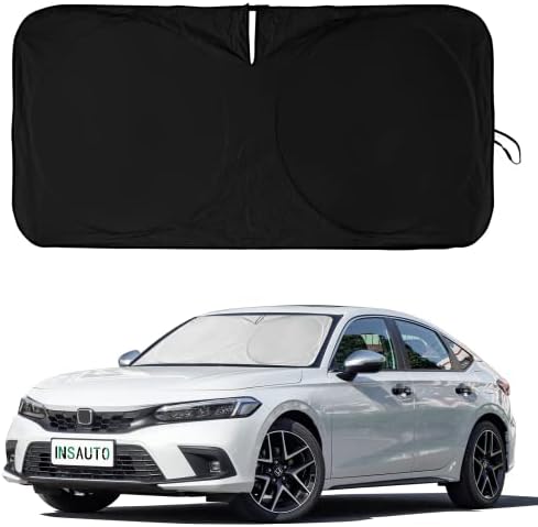 INSAUTO Windshield Sun Shades Compatible with Honda Civic Accord 2006-2011 by INSAUTO
