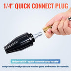 YAMATIC Pressure Washer Turbo Nozzle 5 Spray Nozzles, 3000 PSI 4.0 GPM - Image 4