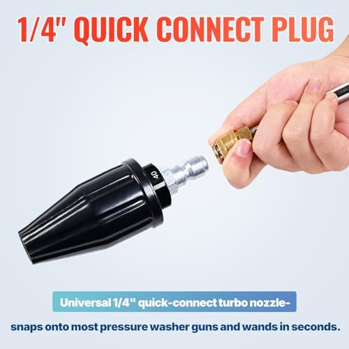 YAMATIC Pressure Washer Turbo Nozzle 5 Spray Nozzles, 3000 PSI 4.0 GPM - Image 4