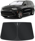 TINGLU Sun Shade for Dodge Challenger 2015-2023 Coupe,SRT Hellcat,Redeye,GT,RT,TA Coupe,Widebody,SXT,RT Scat Pack Accessories Windshield Sun Shade Window Shade UV Rays Protection Sun Visor Cover by TINGLU