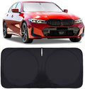 INSAUTO Windshield Sun Shade for 2019-2025 BMW 3 Series 328i M340i M3, Front Window Sun Visor Protector Cover Custom Fit BMW 3 Series Accessories by INSAUTO