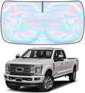 Windshield Sun Shade for Ford Super Duty F250 F350 F450 F550 2017-2026 - 4 Layers Sunshade Compatible with Ford Foldable Front Window Sunshade Sun Visor Protector Block UV Rays Keep Your Car Cooler by Unknown