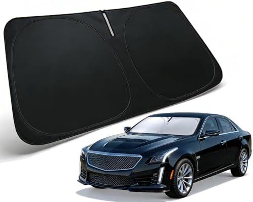 Windshield Sun Shade for Cadillac CTS 2014-2019 Accessories by PAIMOHO