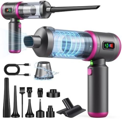 Car Vacuum Portable Cordless, 30000PA 3-in-1 Car Vacuum Cleaner High Power by Unknown