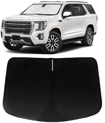 Windshield Sun Shade for 2021-2025 GMC Yukon Sun Shield Accessories by PAIMOHO