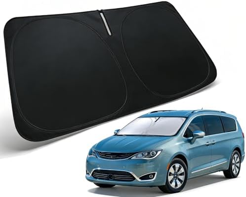Windshield Sun Shade for 2017-2026 Chrysler Pacifica Minivan by PAIMOHO