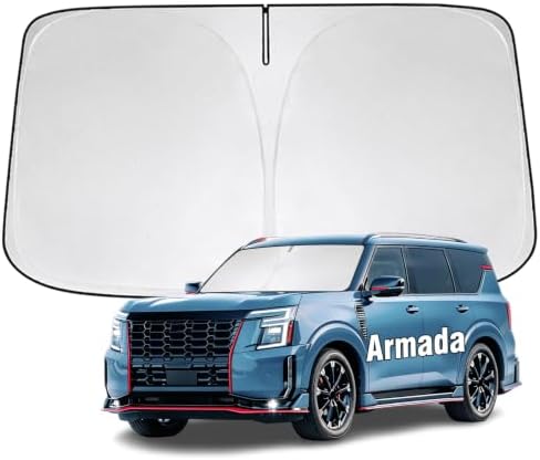 Windshield Sun Shade for Nissan Armada 2004-2026 Sunshade by YIZHUOMY