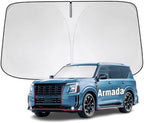 Windshield Sun Shade for Nissan Armada 2004-2026 Sunshade by YIZHUOMY
