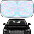for Lincoln Nautilus 2019-2023 Windshield Sun Shade - Custom Fit Lincoln Nautilus 4-Layer Sunshade Foldable Front Window Sunshade Sun Visor Protector Block UV Rays Keep Your Car Cooler Car Accessories by Unknown
