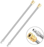 Pressure Washer Extension Wand, 2 Pack 17 Inch Stainless Steel Heavy Duty Wands with 1/4 Inch Quick Connect, Fits Most Pressure and Power Washers by EARLEASDirect