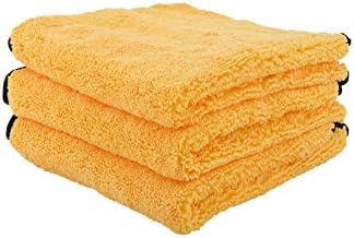 Chemical Guys, Professional Microfiber Towels, 16 x 16 in, Gold, 3 Pack by ChemicalGuys