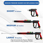 DUSICHIN Pressure Washer Accessory Gun Long Wand Soft Grip Handle - Image 2