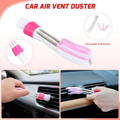 Nilight 15PCS Car Detailing Kit for Interior Exterior Car Care, Red - Image 7